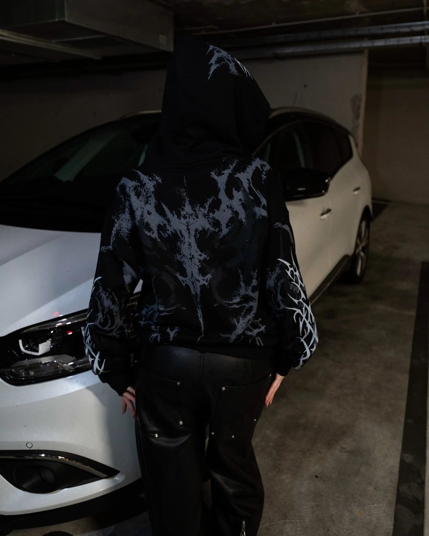 Hip Hop Graphic Print Hoodie Men Women Y2K Retro Streetwear Unisex Loose Zipper Sweatshirt for Rap Rock Punk Fashion