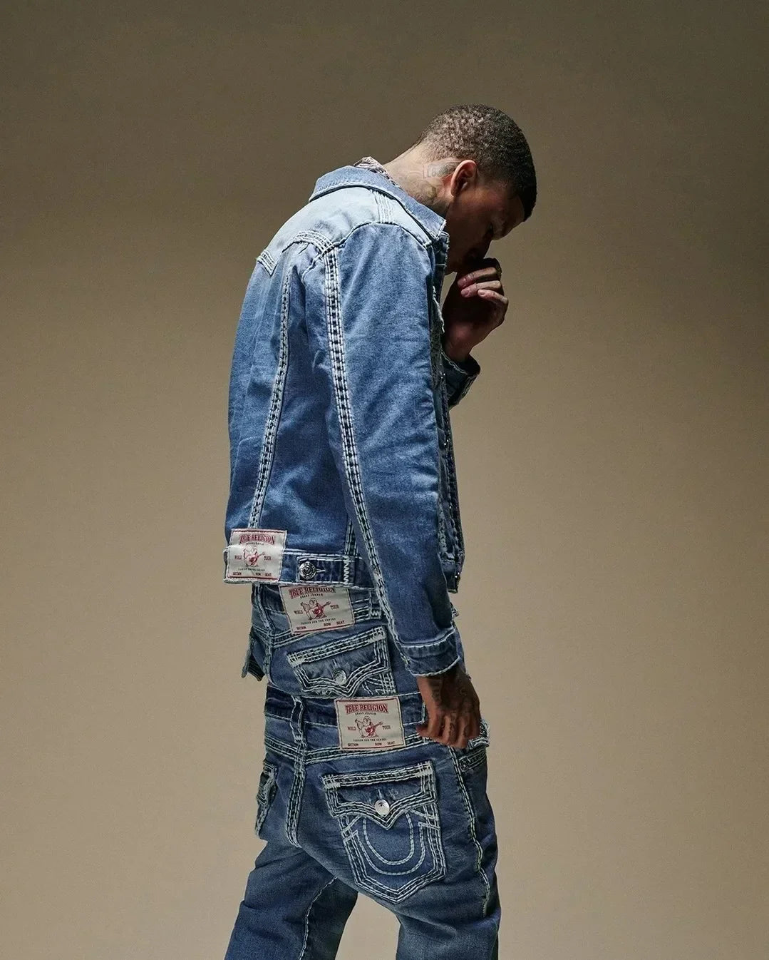 Hip Hop High Street Denim Pants Trouser Harajuku Vintage Wear Gothic Baggy Buddha Embroidered Logo Jeans Couples Y2k Clothes