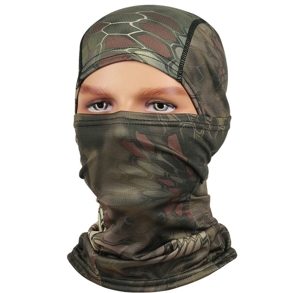 Balaclava Mens Face Mask Ski Camouflage Hiking Cycling Tactical Breathable Scarf Motorcycle Helmet Liner Cap Hood Beanies Hats