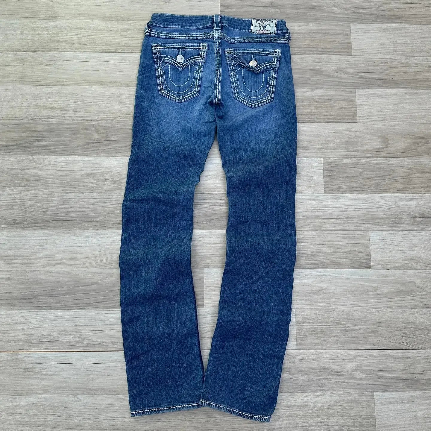 Hip Hop High Street Denim Pants Trouser Harajuku Vintage Wear Gothic Baggy Buddha Embroidered Logo Jeans Couples Y2k Clothes