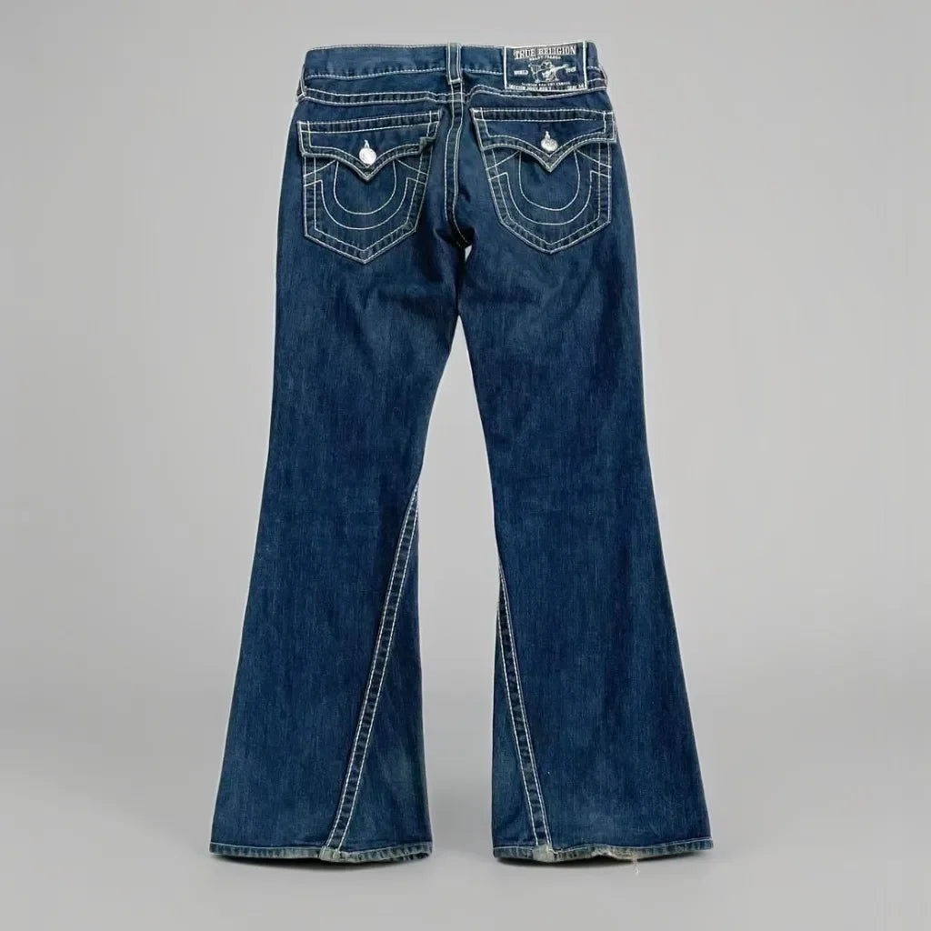 Hip Hop High Street Denim Pants Trouser Harajuku Vintage Wear Gothic Baggy Buddha Embroidered Logo Jeans Couples Y2k Clothes