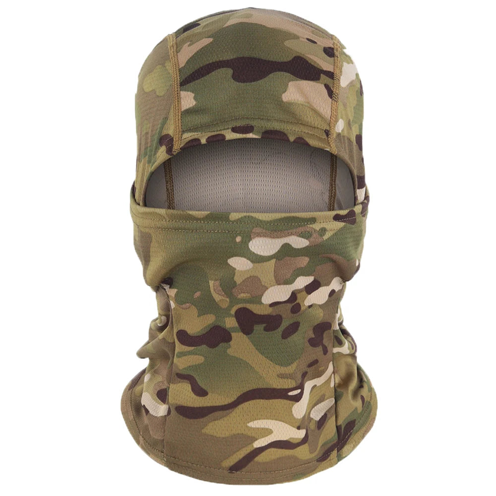 Balaclava Mens Face Mask Ski Camouflage Hiking Cycling Tactical Breathable Scarf Motorcycle Helmet Liner Cap Hood Beanies Hats