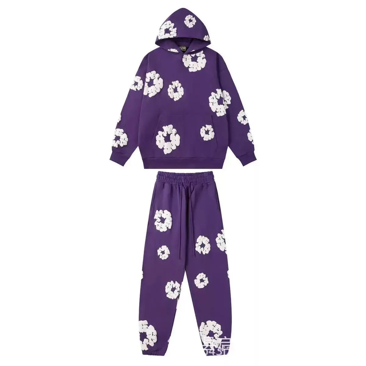 DENIM TEARS brand hot selling new fashionable foam cotton printed hoodie, European and American fashionable men's sports suit