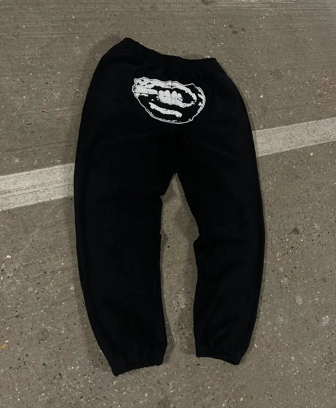 Punk hip hop fashion popular men suit American new Gothic Harajuku embroidery design jumper oversized loose casual tracksuit